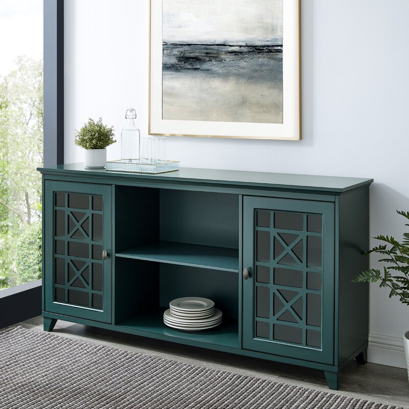 Dark teal deals sideboard