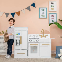 White Kitchen Set Perfect for Play Pretend kitchen